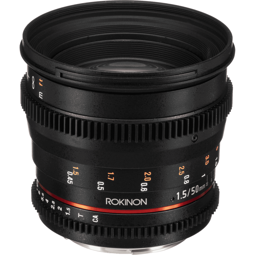 Rokinon 50mm, F1.5 Prime Lens